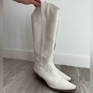 Tall White Cowboy Boots